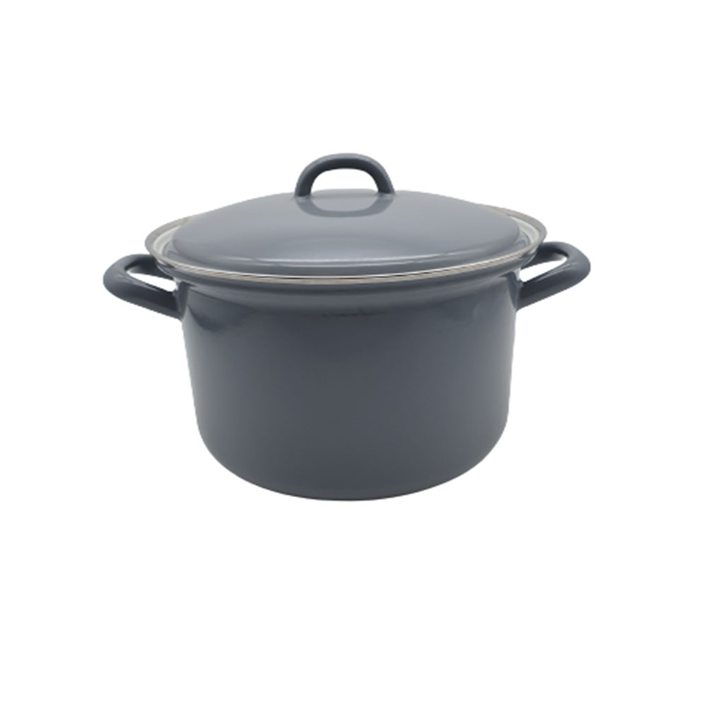 Riess Coperchio Smaltato Nero 18 Cm - Classico, Per Pentole In Ferro Smaltato, Diametro 18 Cm, Altezza 4,5 Cm, Prodotto In Austria