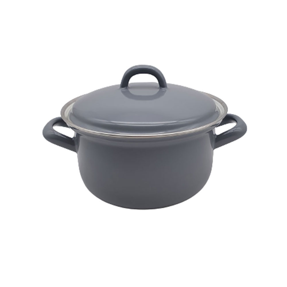 Riess Emaille Fleischtopf 3,5L CLASSIC - Induktion Geeignet, 20cm Durchmesser