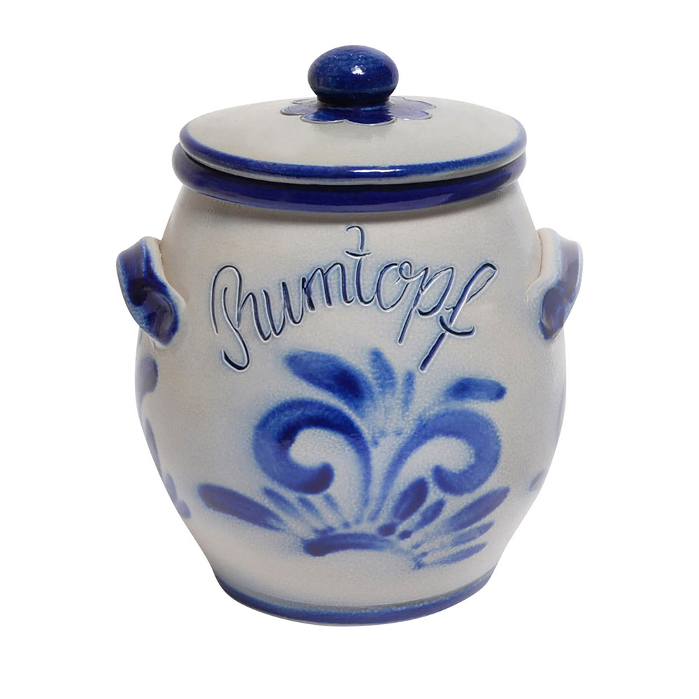 Rumtopf mit Salzglasur